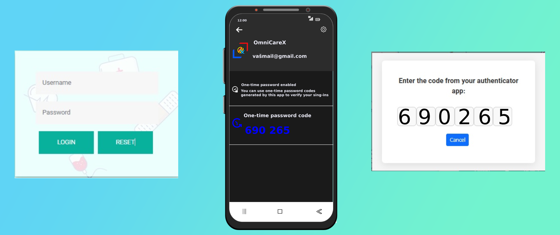 Proces prijave i opcionalne 2FA autentifikacije